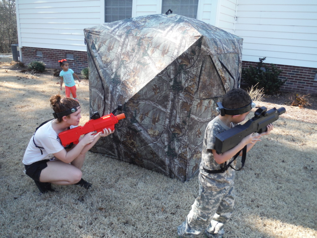 DSCF0555 Backyard Laser Tag Party