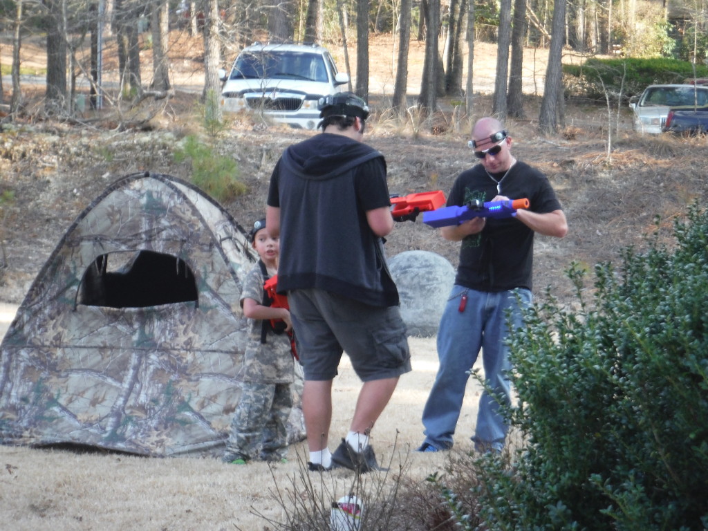 DSCF0596 Backyard Laser Tag Party